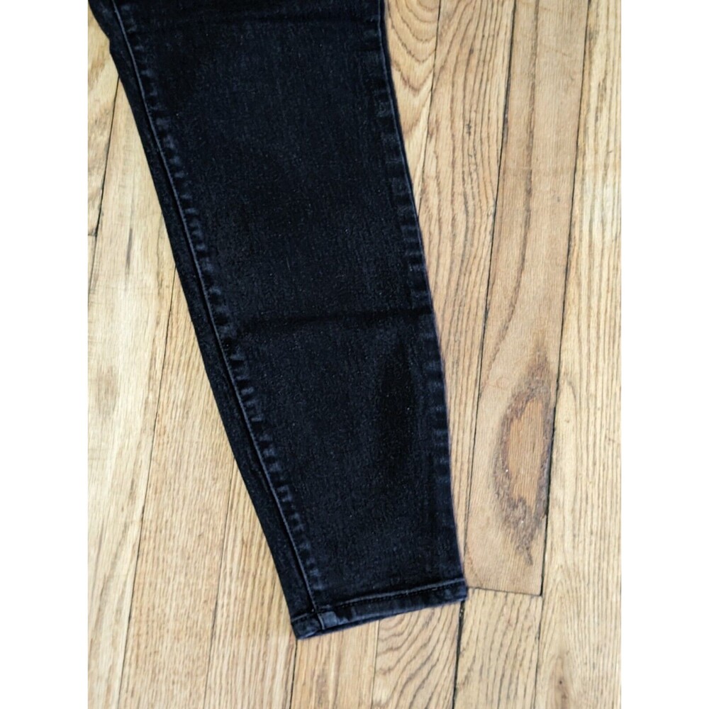 No Boundaries Juniors Jeans Black Denim Straight Leg Pants Size 15 - Picture 3 of 13